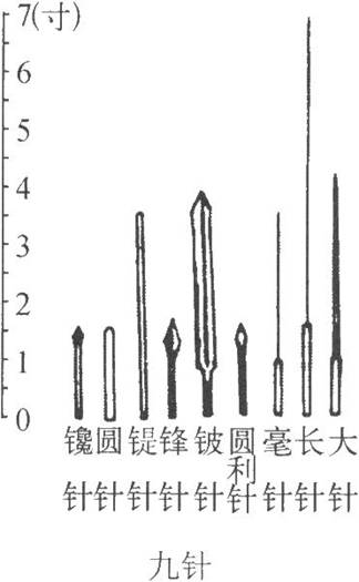 九針大小形狀